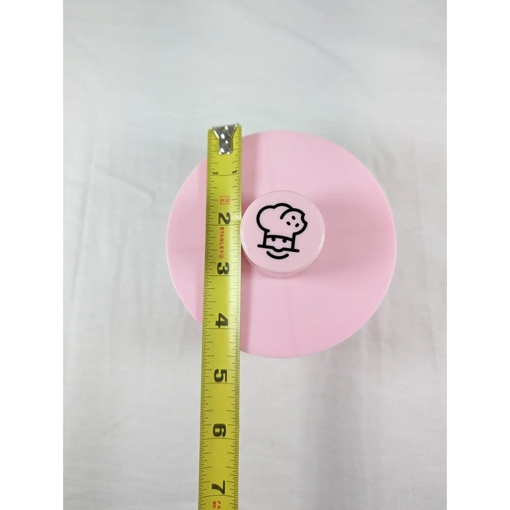 Crumbl Cookie Cutter - Pink Original Discontinued Logo 4-Way Slicer